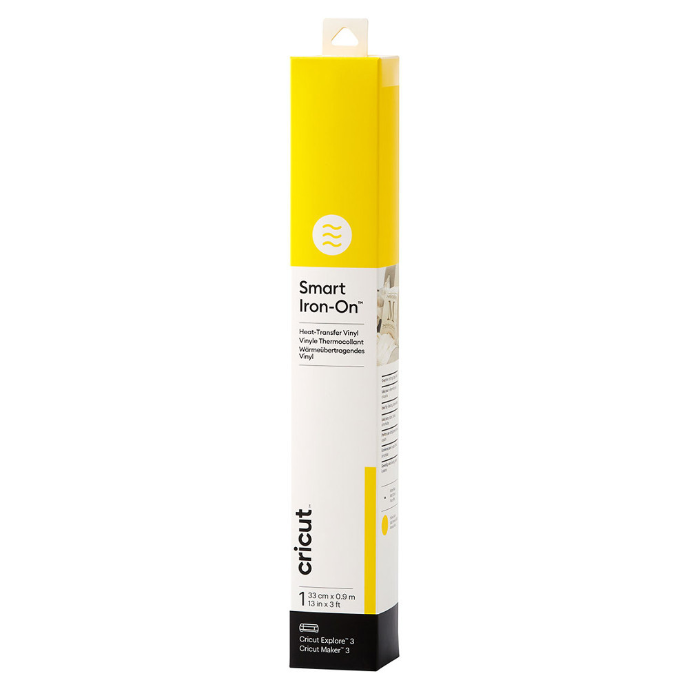 Cricut 2008697 Smart Iron-On Flexfolie yellow 33 x 91 cm